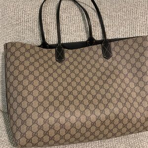 AUTHENTIC GUCCI REVERSIBLE LARGE CARRYALL TOTE